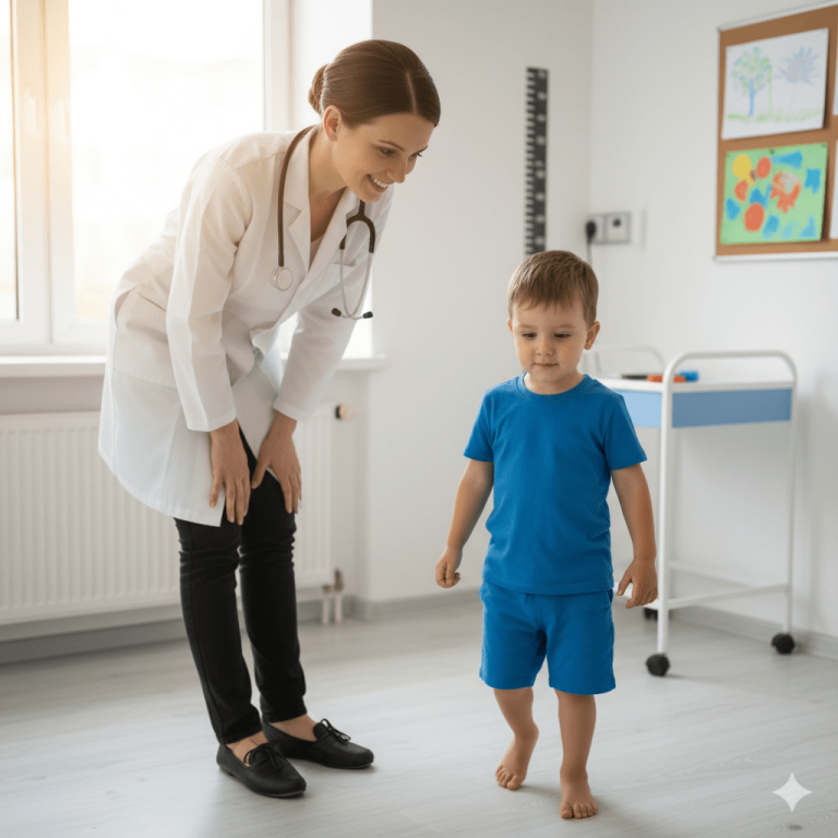 dziecko podczas rehabilitacji – leczenie CIDP